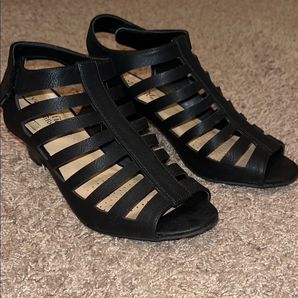 Black Strappy Sandals